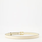 Image of VLogo White Belt by Valentino Garavani for Women - Season Autumn-Winter 2025 - Back View