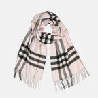 Cashmere scarf, Burberry scarf, Check pattern scarf, Autumn-Winter accessories, Men's and women's scarves