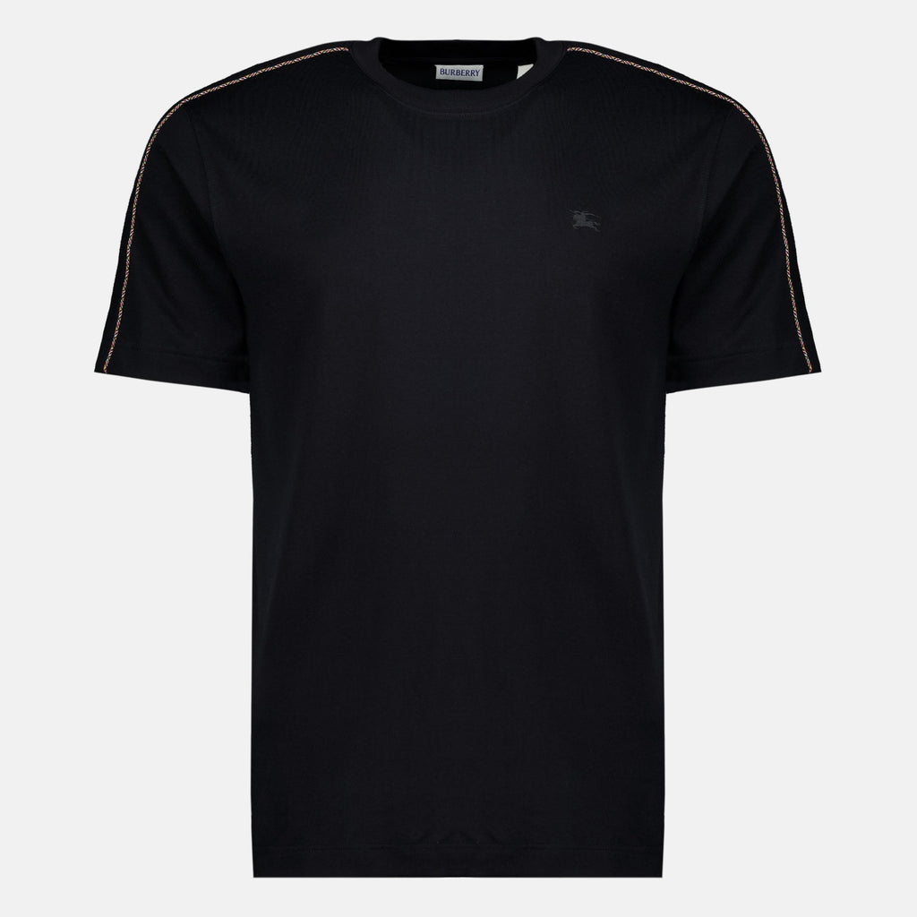 T-Shirt with Check Trim