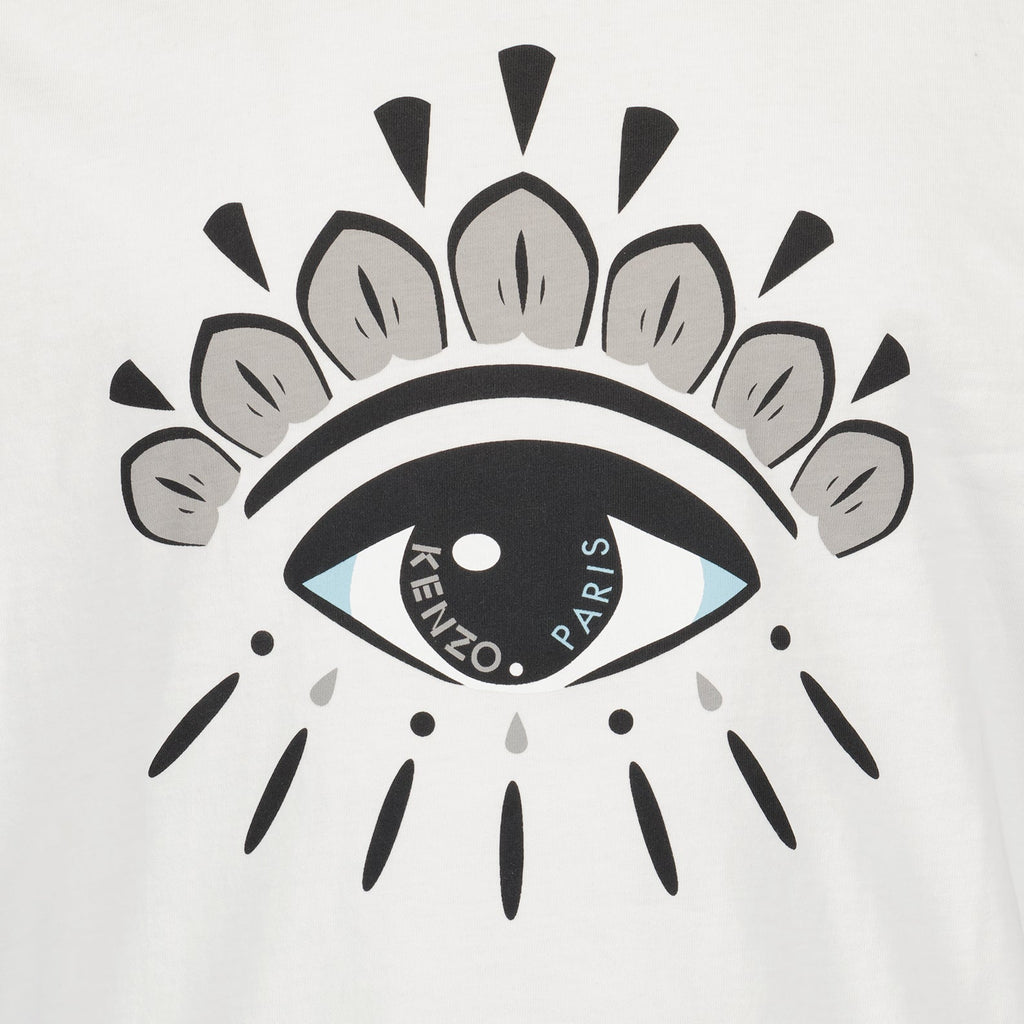 Kenzo Eye T-shirt, luxury T-shirt, white T-shirt, designer T-shirt, Kenzo clothing