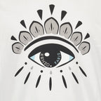 Kenzo Eye T-shirt, luxury T-shirt, white T-shirt, designer T-shirt, Kenzo clothing
