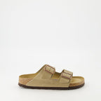 Image of Arizona Beige Sandals by Birkenstock for Women - Season Spring-Summer 2025 - Right Side View
