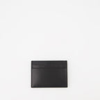 Cassandre card holder, smooth leather card holder, Saint Laurent accessories, luxury card holder, elegant card holder