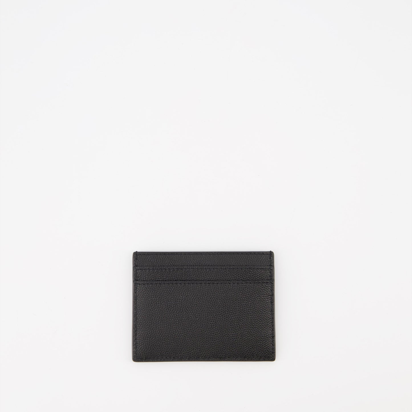 Saint Laurent cardholder, men's leather accessory, grained leather wallet, luxury men's wallet, designer cardholder