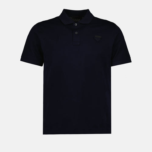 Navy Blue Polo Shirt with Logo