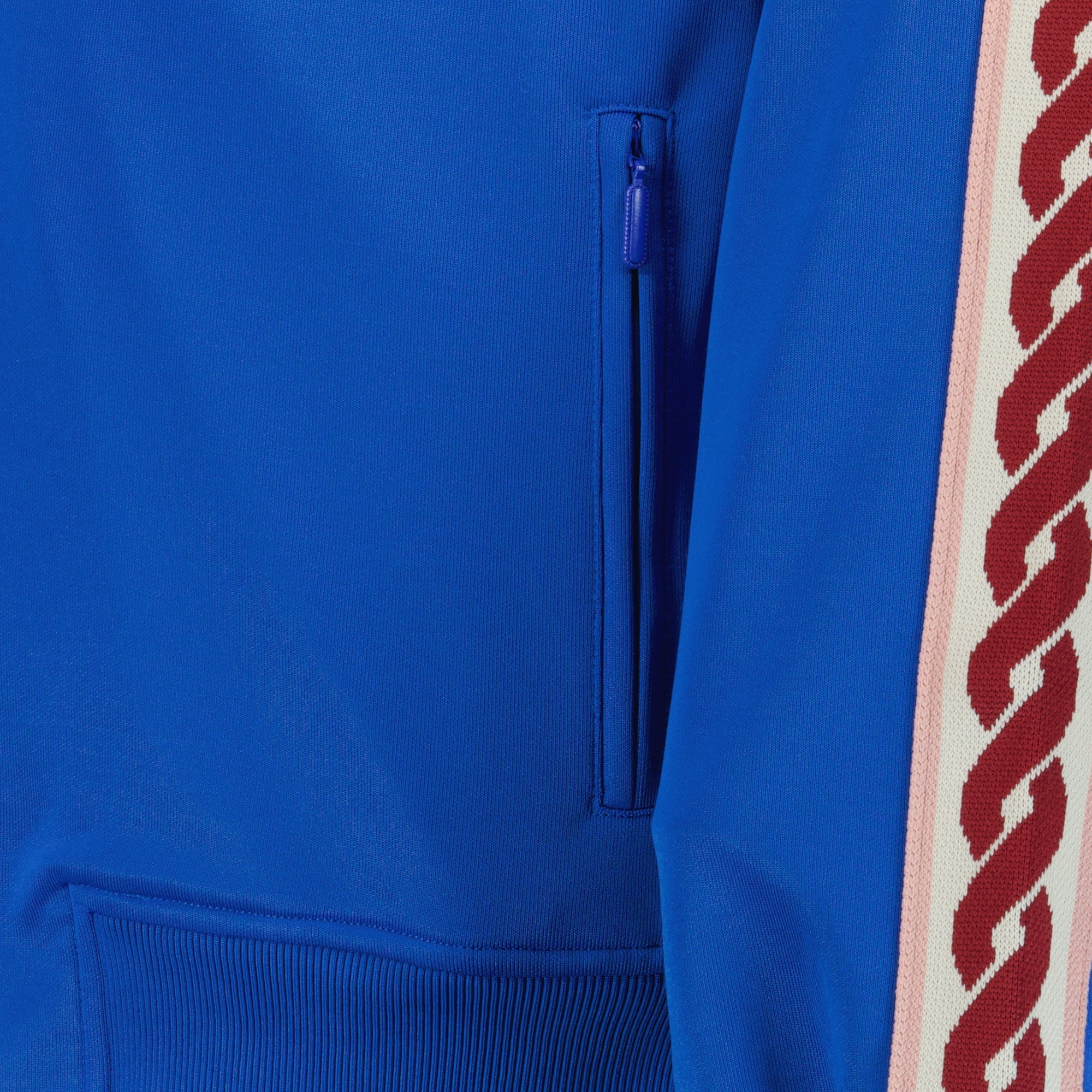 Track jacket, blue jacket, casual outerwear, Drôle De Monsieur, modern men's fashion