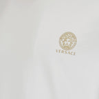 Versace, white tank tops, luxury cotton, Medusa logo, men's fashion