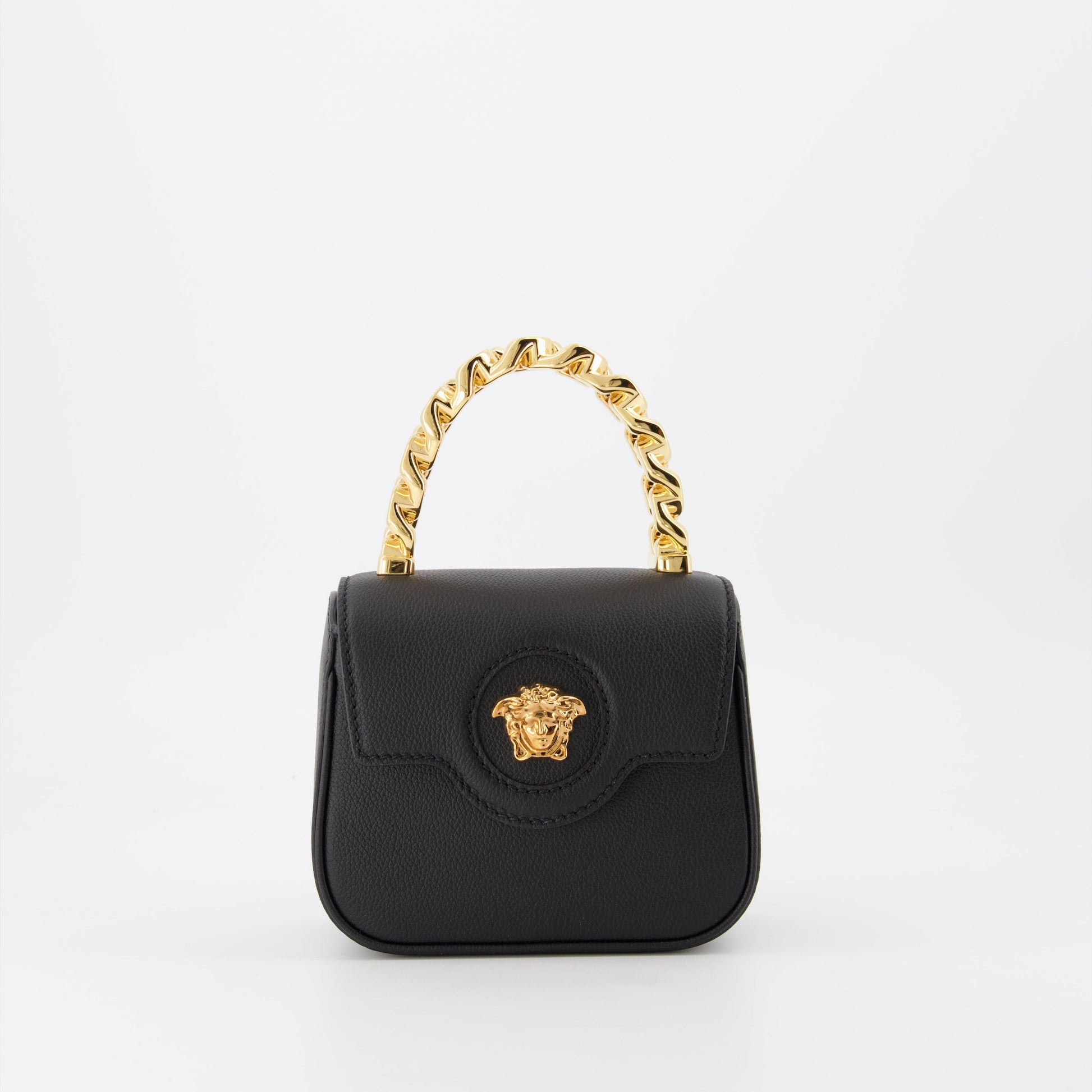 Versace Medusa Bag, luxury leather bag, women's designer bag, high-end accessories, elegant handbags