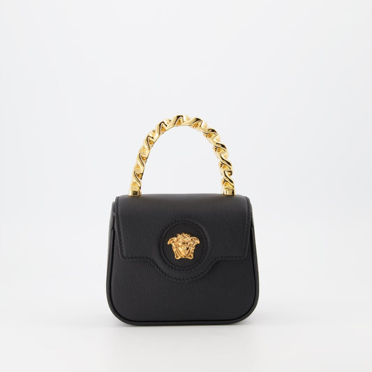 Versace Medusa Bag, luxury leather bag, women's designer bag, high-end accessories, elegant handbags