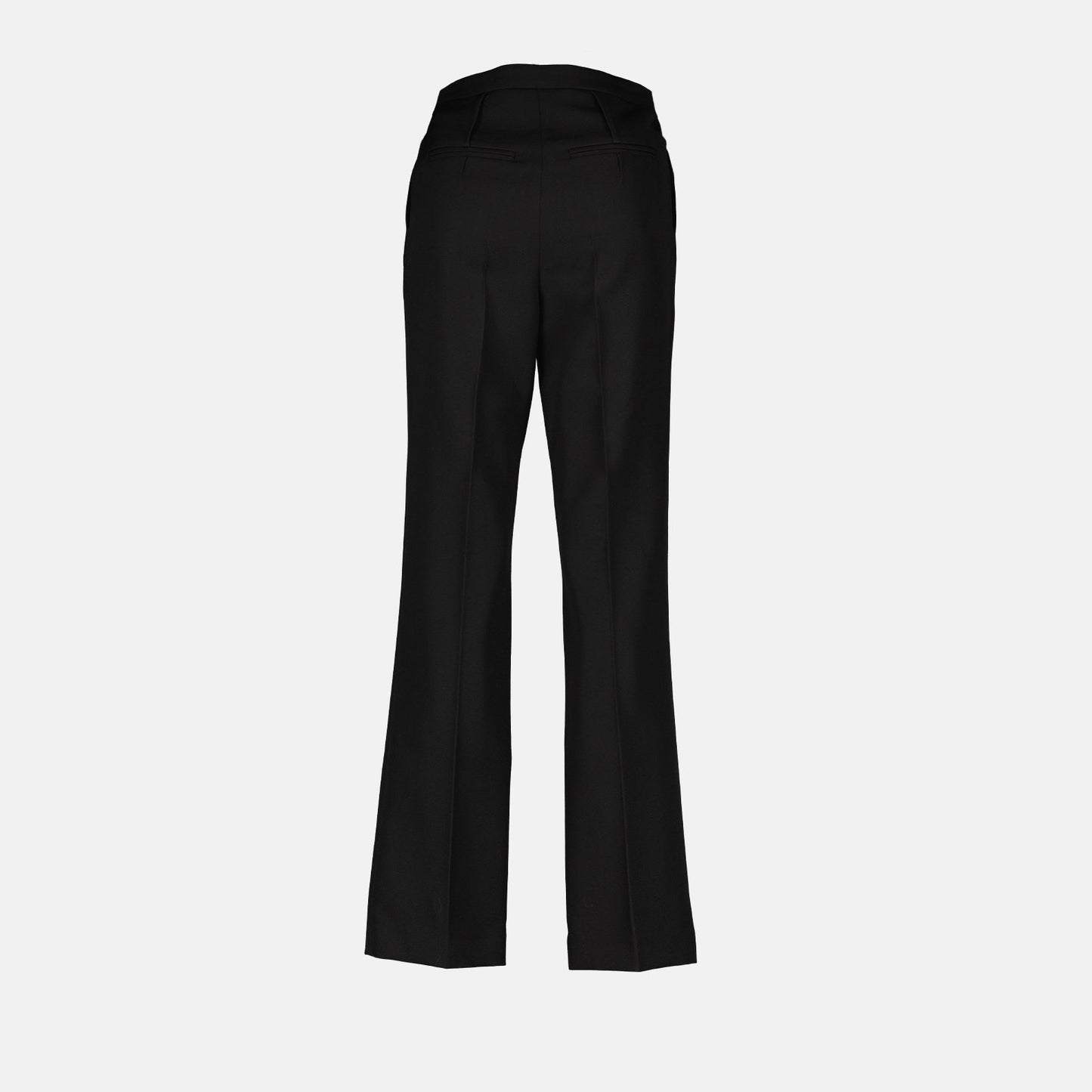 Fendi, wool trousers, high-waisted pants, pleated pants, luxury fashion