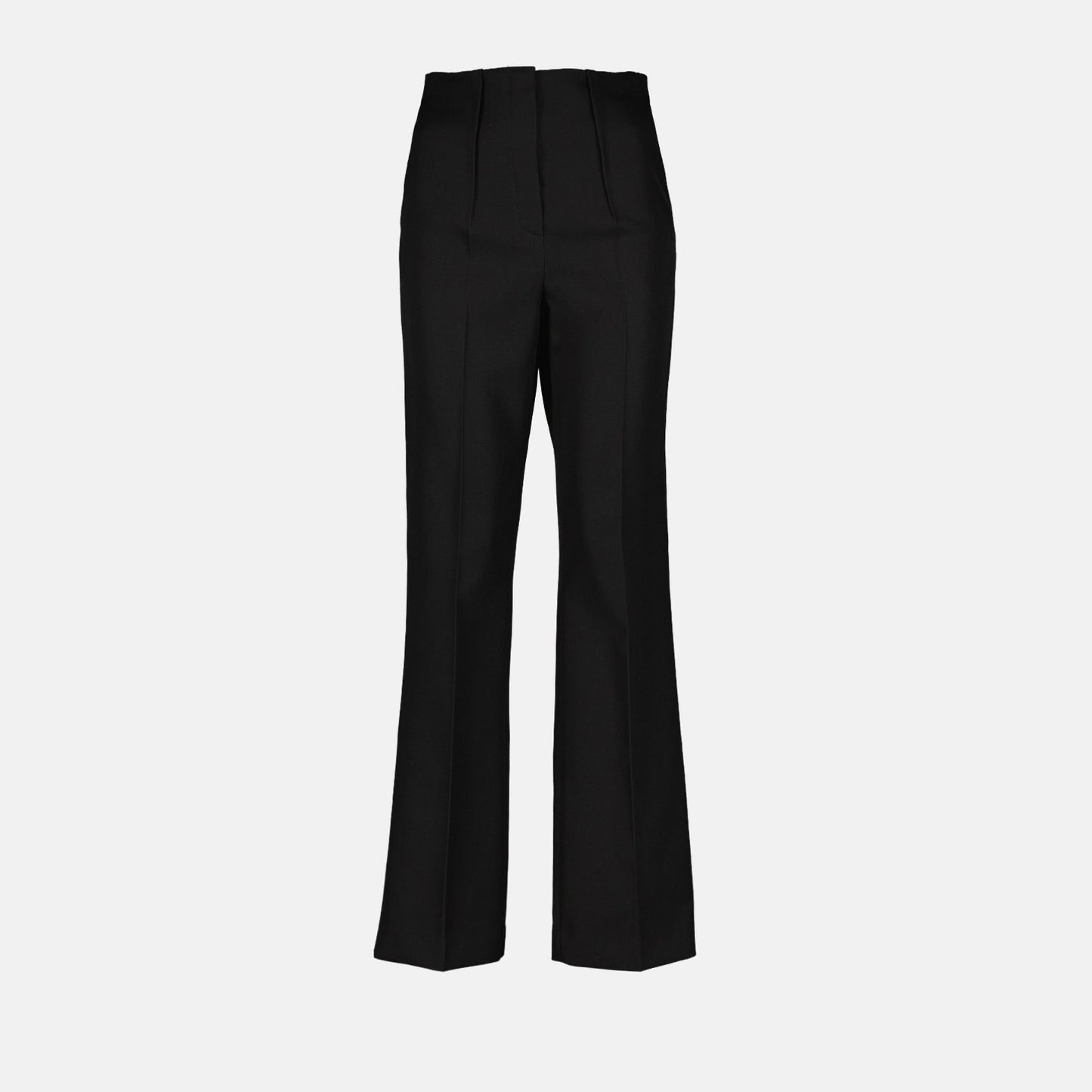 Fendi, wool trousers, high-waisted pants, pleated pants, luxury fashion