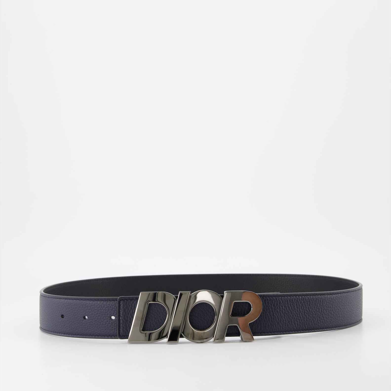 Dior, Ruthenium Belt, Men's Designer Belt, Luxury Accessories, Logo Belt