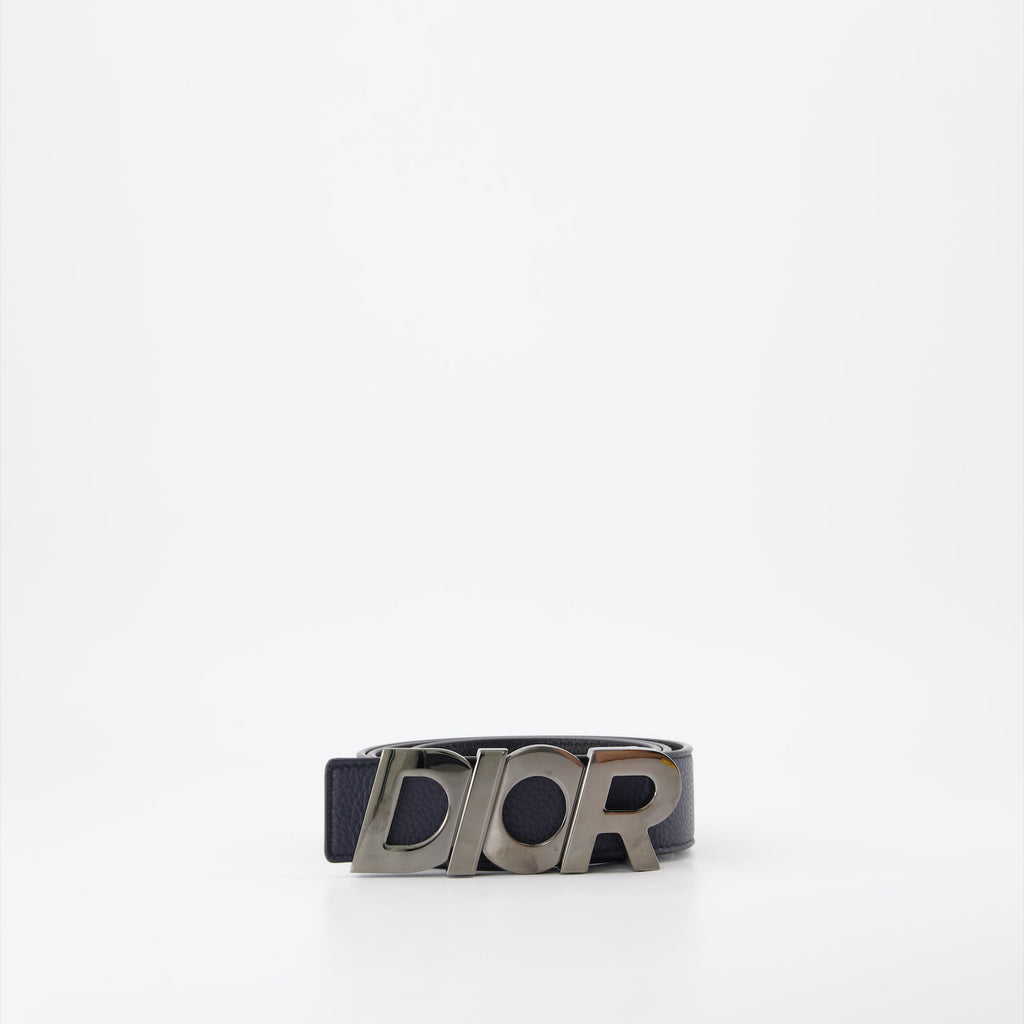 Dior, Ruthenium Belt, Men's Designer Belt, Luxury Accessories, Logo Belt
