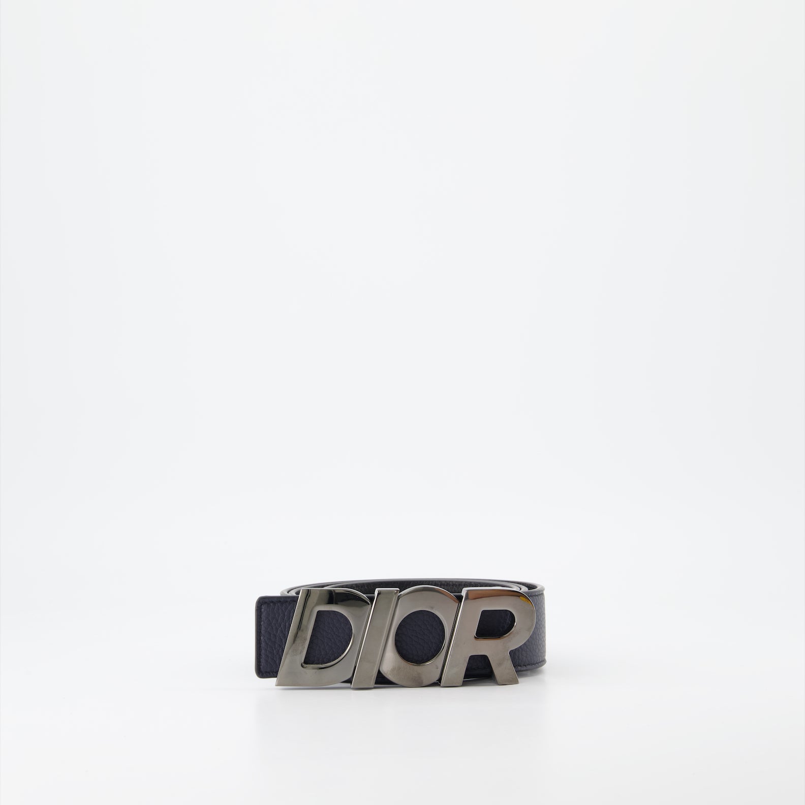 Dior, Ruthenium Belt, Men's Designer Belt, Luxury Accessories, Logo Belt