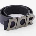 Dior, Ruthenium Belt, Men's Designer Belt, Luxury Accessories, Logo Belt