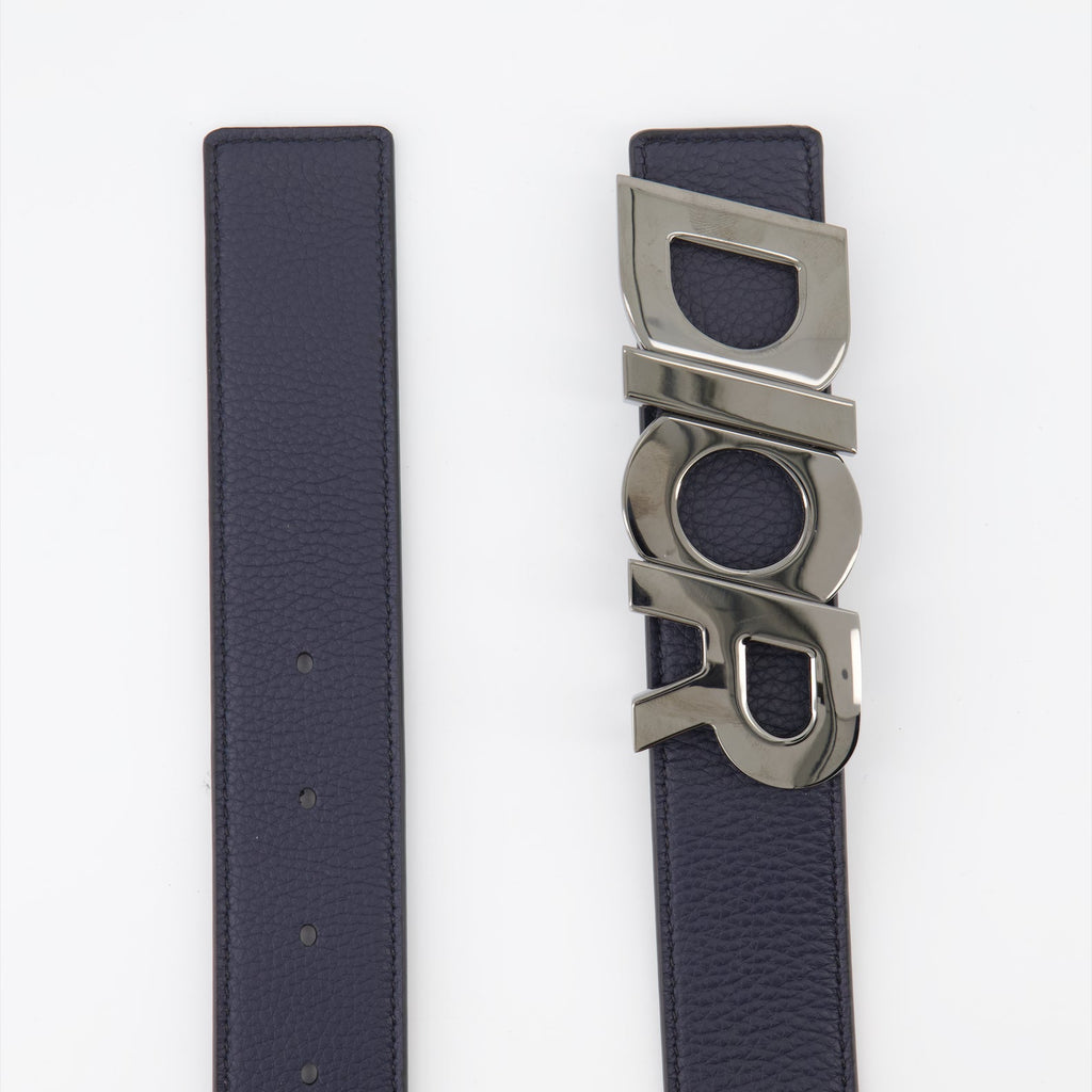 Dior, Ruthenium Belt, Men's Designer Belt, Luxury Accessories, Logo Belt