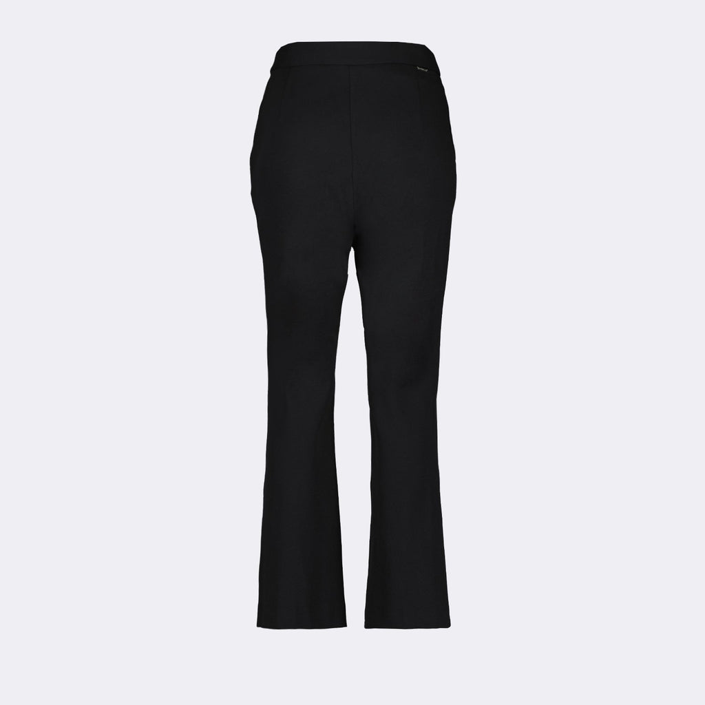Moncler, luxury trousers, black straight-leg pants, elegant trousers, refined fashion