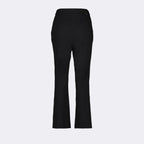 Moncler, luxury trousers, black straight-leg pants, elegant trousers, refined fashion