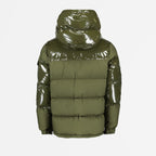 Moncler Chardon Jacket, Men's luxury down jacket, Khaki green jacket, Moncler Men's clothing, High-end fashion jacket