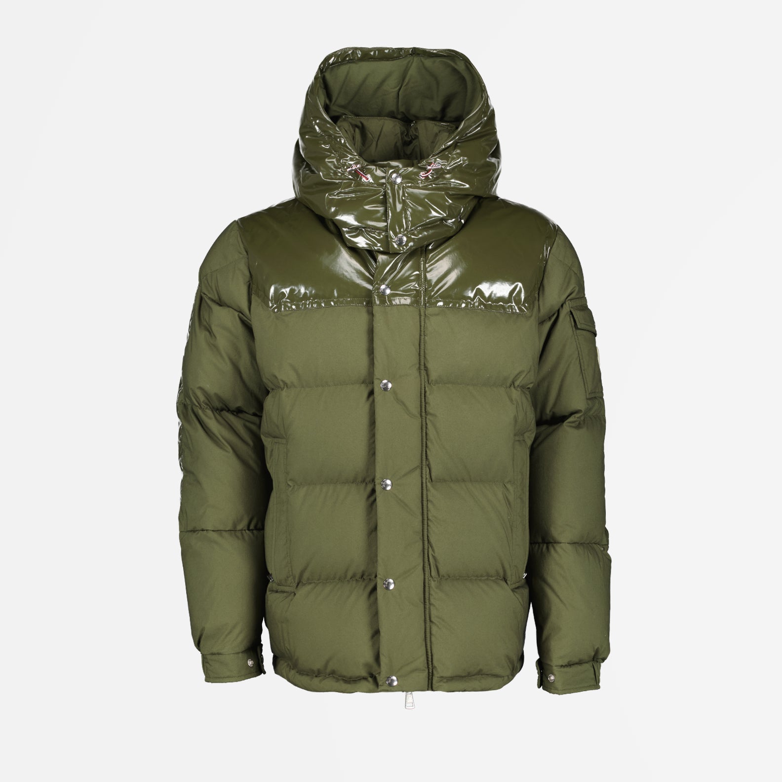 Moncler Chardon Jacket, Men's luxury down jacket, Khaki green jacket, Moncler Men's clothing, High-end fashion jacket