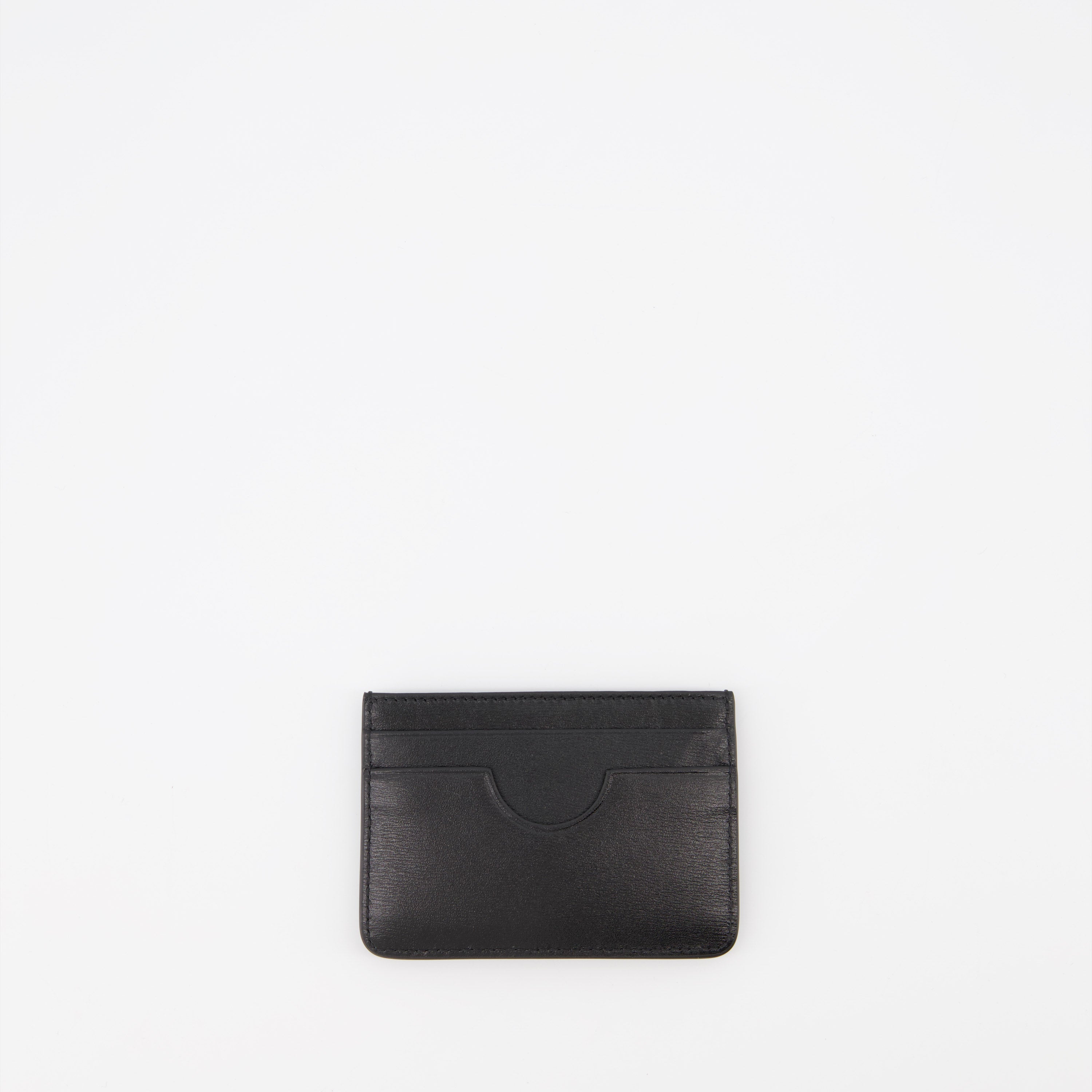 black card holder, Ami de Coeur, leather accessory, textured leather, unisex accessory