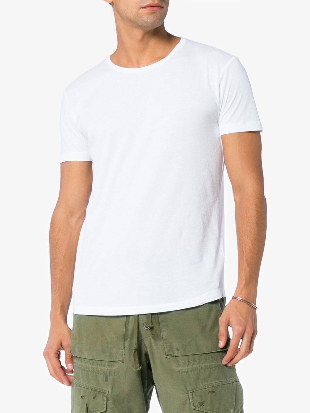 Ob-T T-Shirt, White, Men's, Cotton, Orlebar Brown