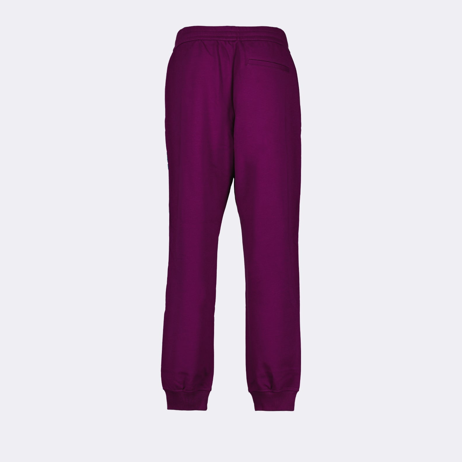 Versace jogging trousers, luxury loungewear, violet jogging pants, designer leisurewear, high-end casual trousers