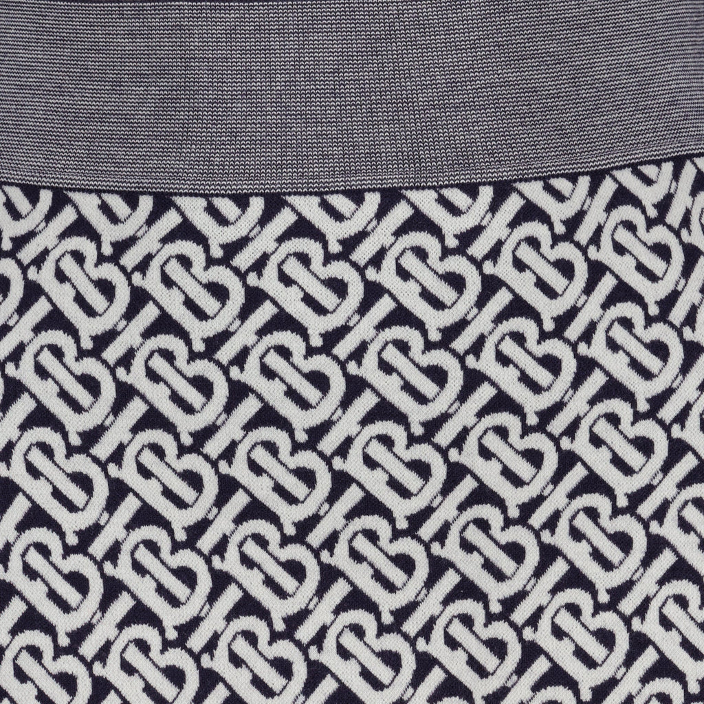 Burberry skirt, TB monogram skirt, luxury women's fashion, designer skirt, pleated skirt