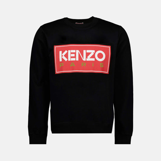 Kenzo, Black Sweatshirt, Luxury Menswear, Designer Clothing, Kenzo Paris