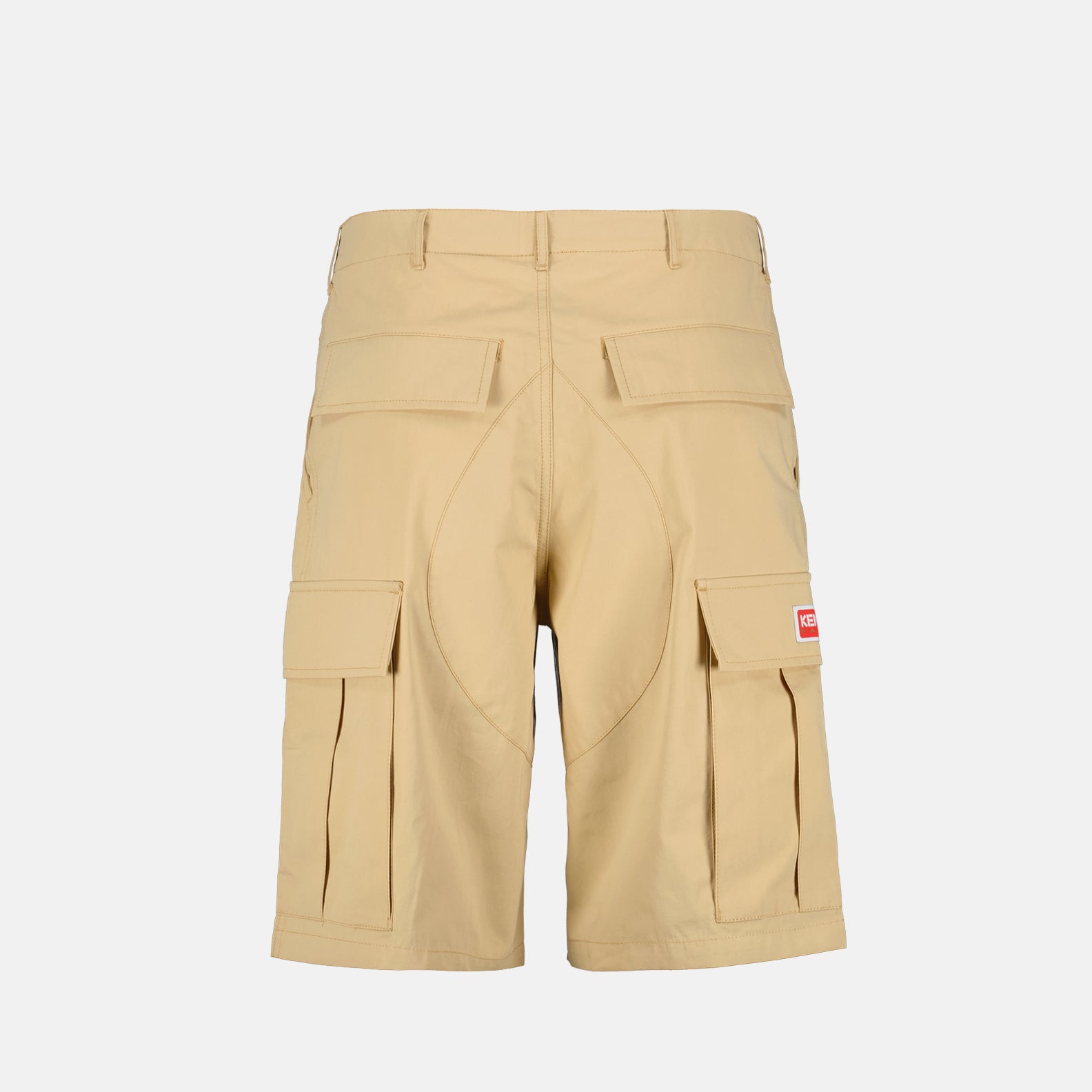 Kenzo cargo shorts, luxury men's shorts, beige shorts, designer cargo shorts, men's fashion shorts