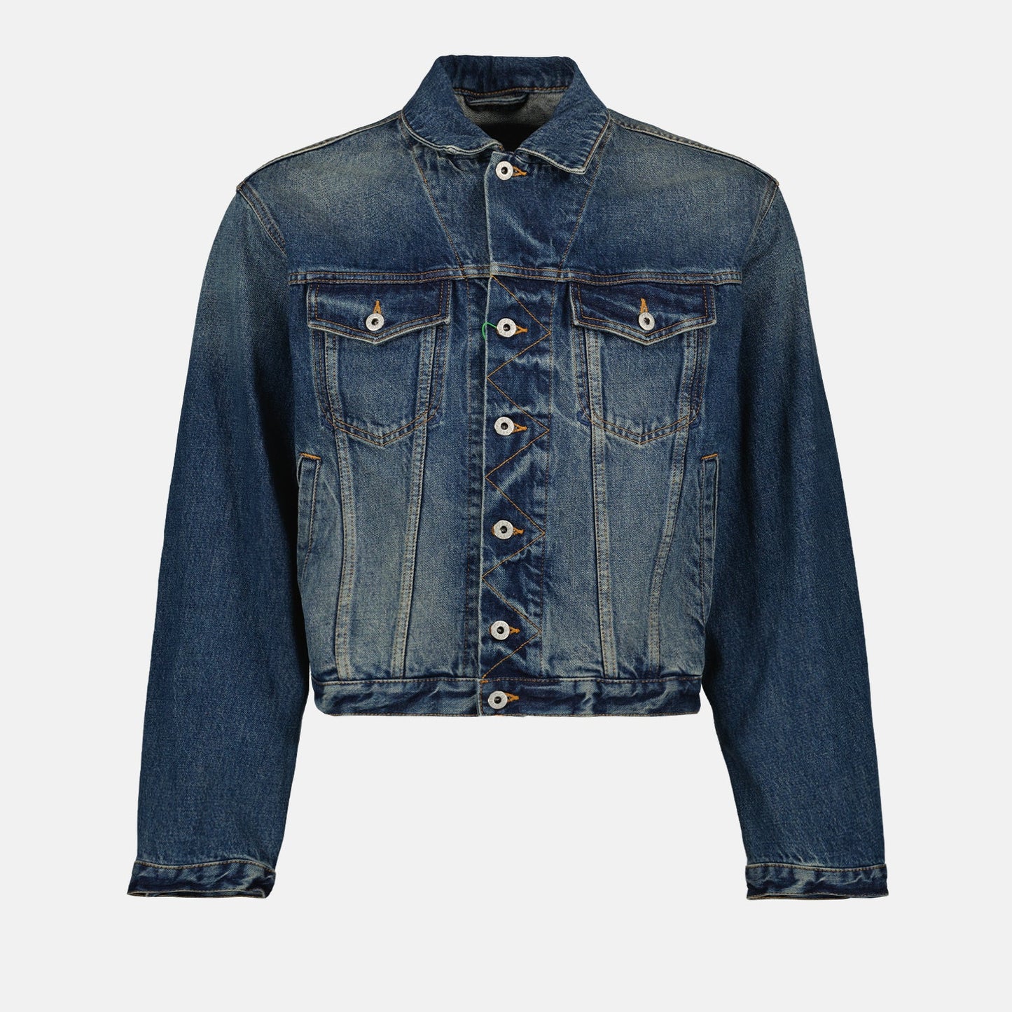 Kenzo, Men's Denim Jacket, Luxury Trucker Jacket, High-End Fashion, Designer Denim