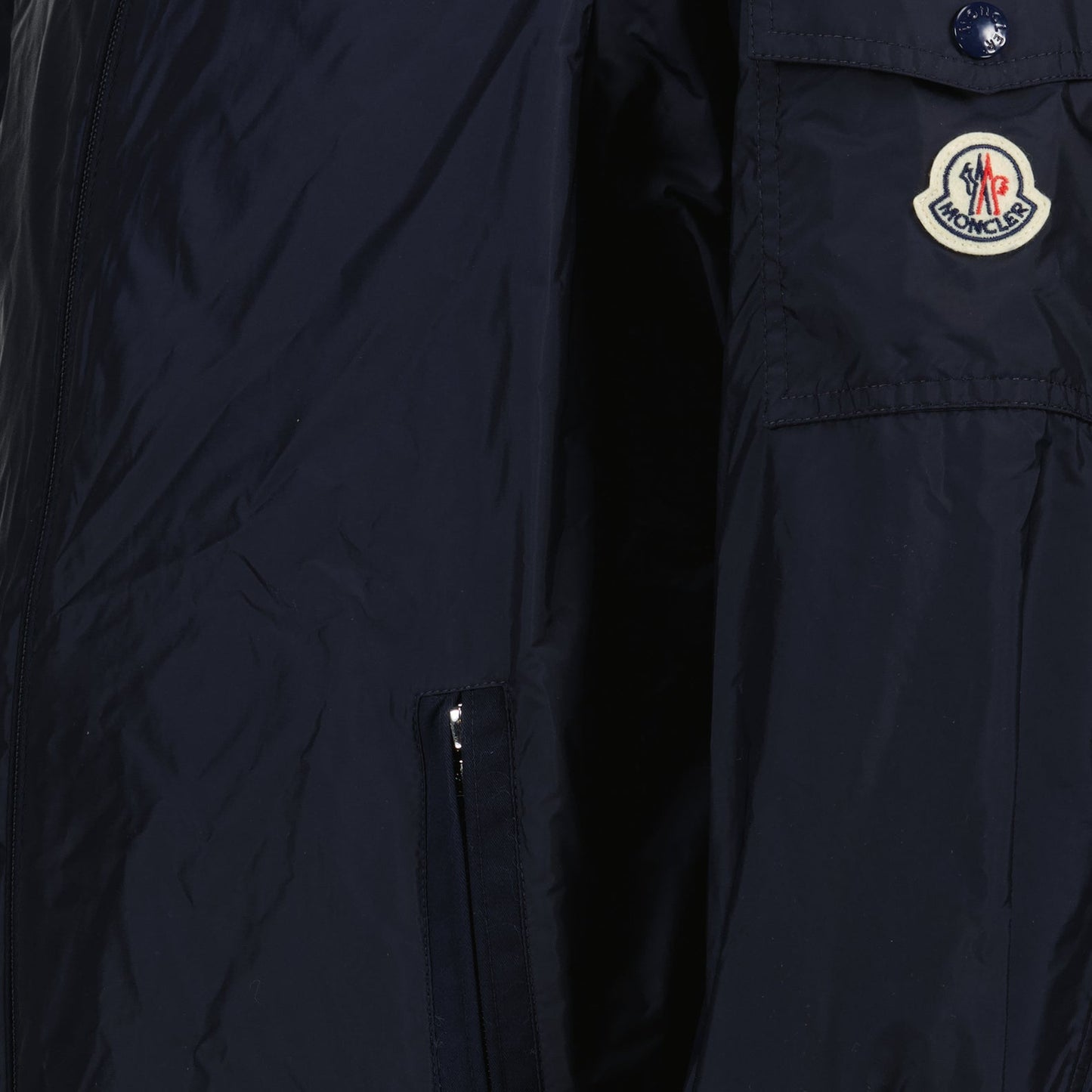 Moncler, Jumeaux Blue Windbreaker, Men's Luxury Fashion, Designer Outerwear, High-End Menswear