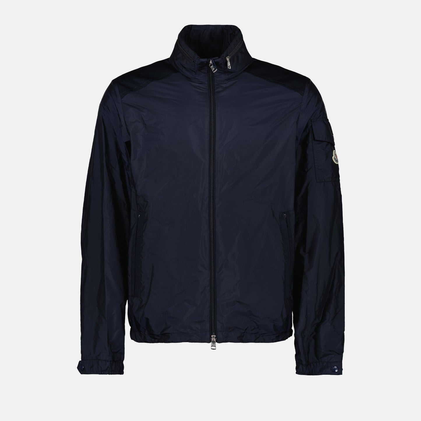 Moncler, Jumeaux Blue Windbreaker, Men's Luxury Fashion, Designer Outerwear, High-End Menswear