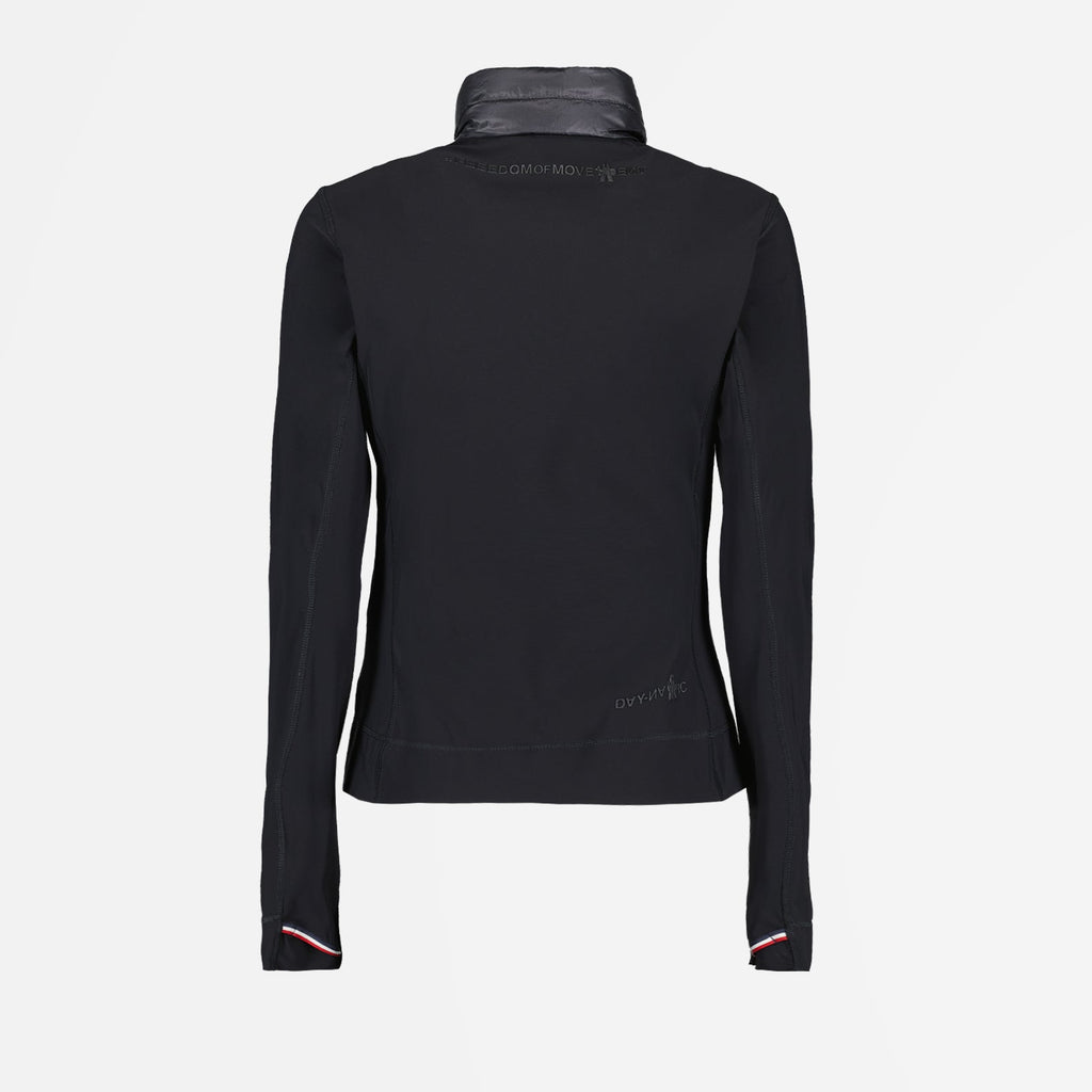 Moncler Grenoble, bi-material jacket, women's luxury jacket, black jacket, designer outerwear