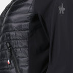 Moncler Grenoble, bi-material jacket, women's luxury jacket, black jacket, designer outerwear