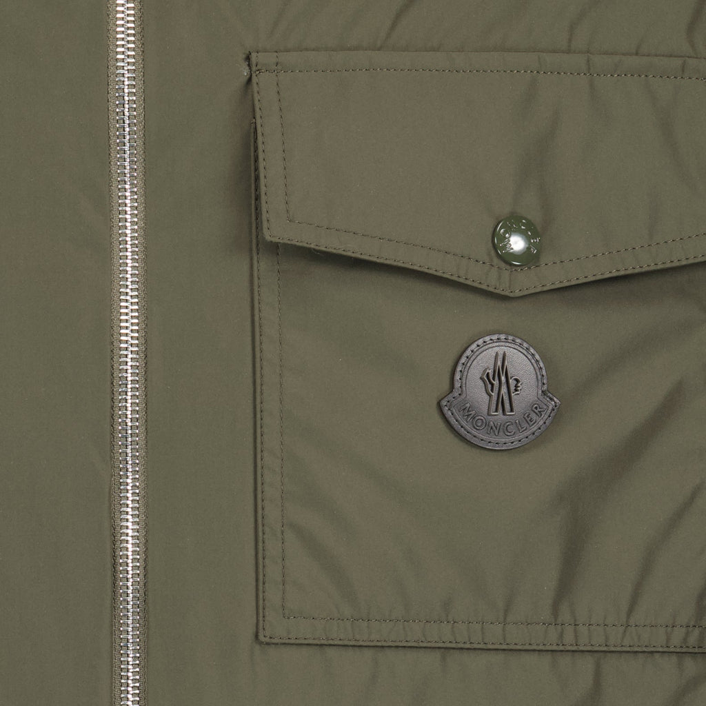 Moncler, Fuyue jacket, kaki green jacket, luxury menswear, designer men's jackets