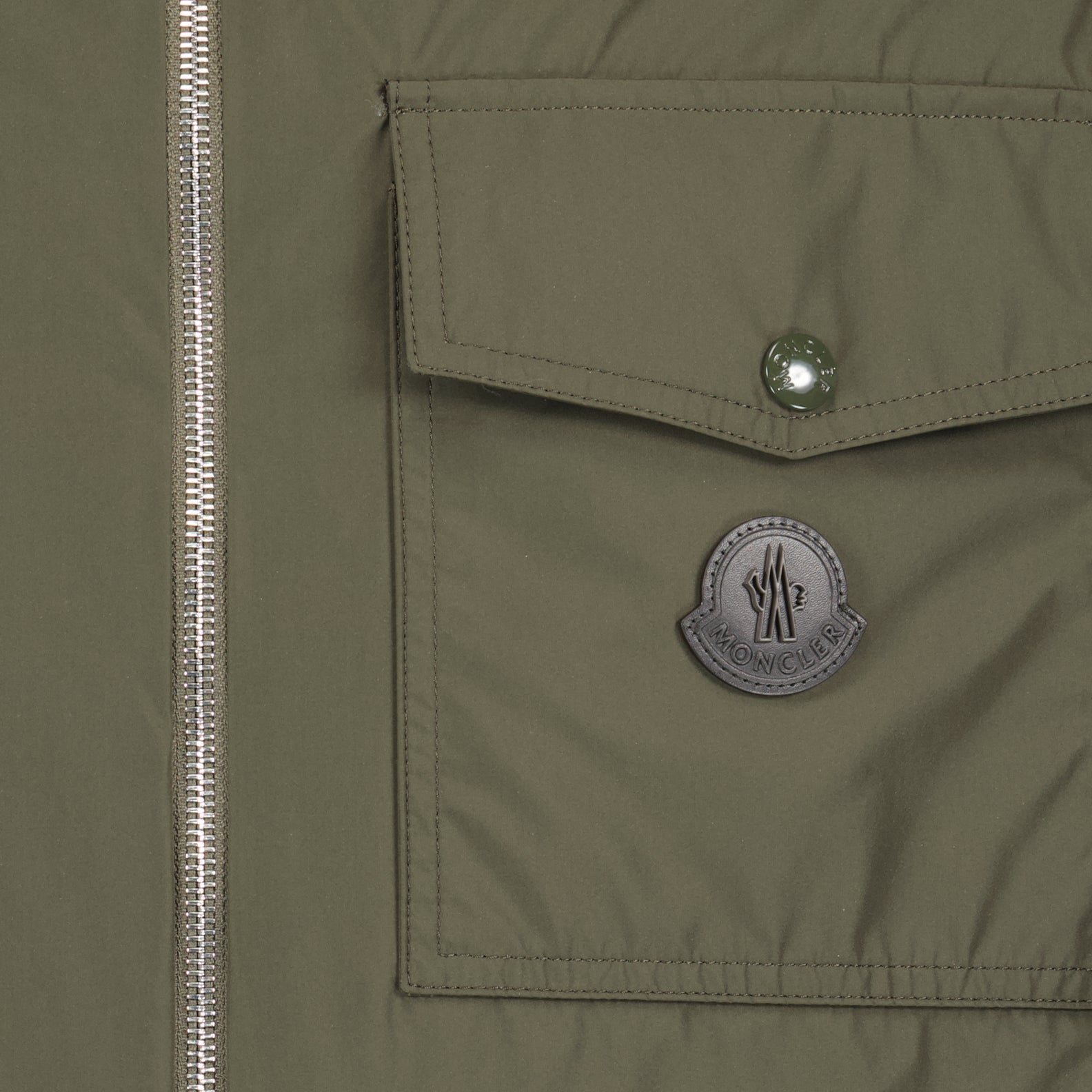 Moncler, Fuyue jacket, kaki green jacket, luxury menswear, designer men's jackets