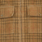 Burberry, Velvet Corduroy Shirt, Men's Luxury Shirt, High-End Fashion, Elegant Men's Wear