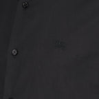 Burberry, men's short sleeve shirt, black shirt, luxury men's fashion, designer men's clothing