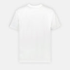 Burberry t-shirt, Cavalier motif, luxury men's wear, white designer t-shirt, high-end fashion