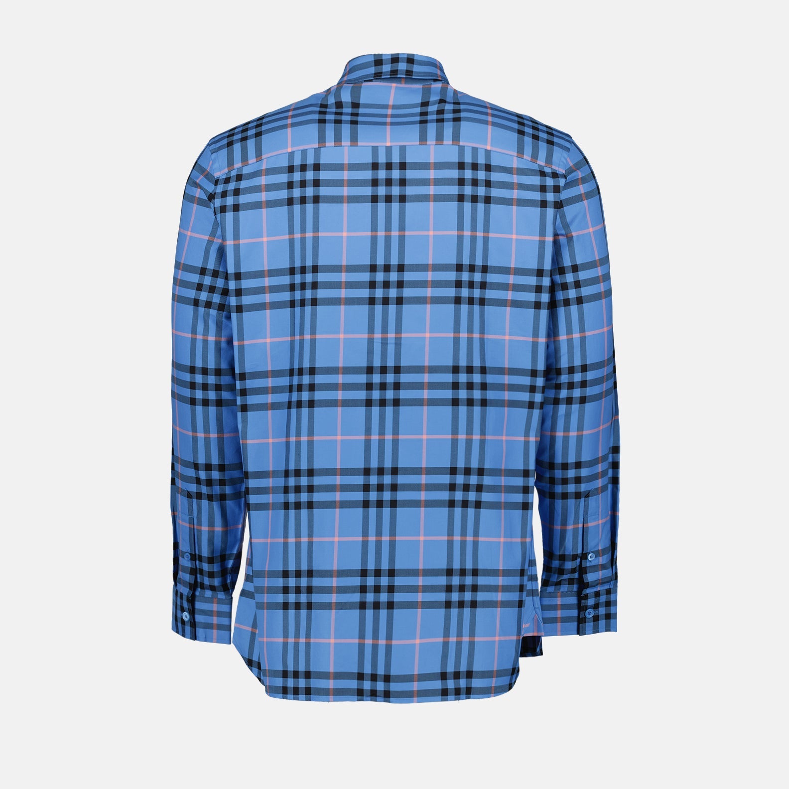 Check Blue Shirt Burberry Men WE IN STYLE