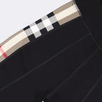 Burberry leggings, check leggings, high waist leggings, slim fit leggings, nylon leggings