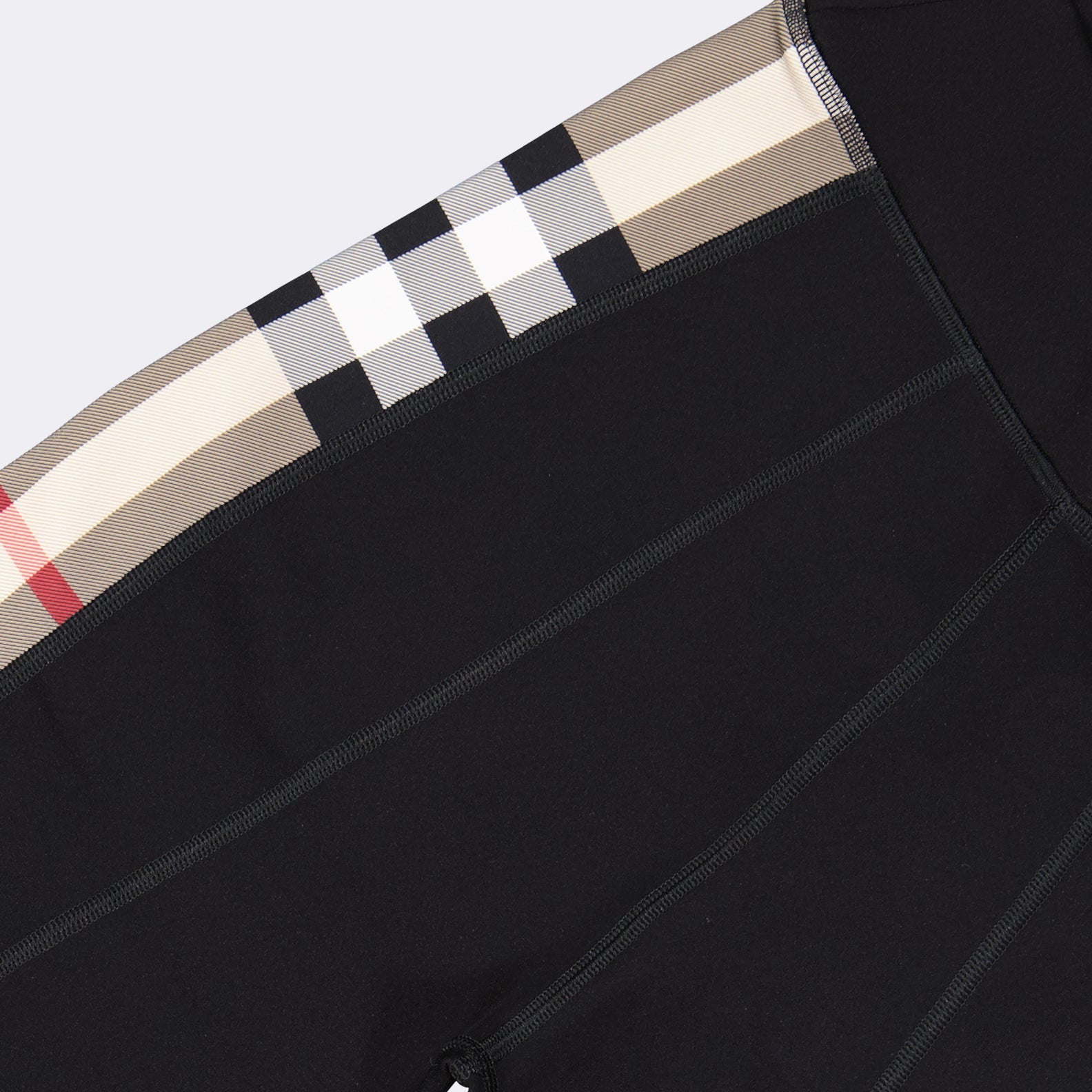 Burberry leggings, check leggings, high waist leggings, slim fit leggings, nylon leggings