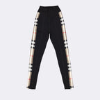 Burberry leggings, check leggings, high waist leggings, slim fit leggings, nylon leggings