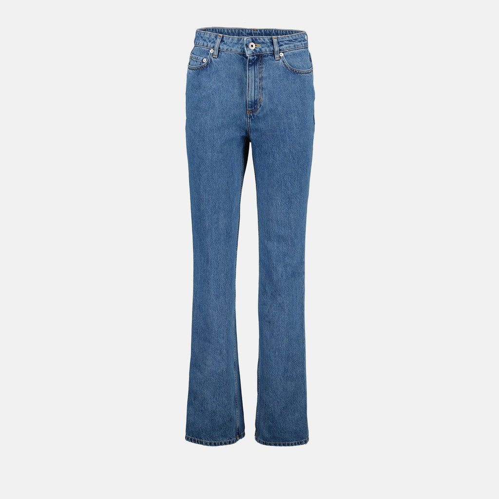 Jeans Droits Bleus