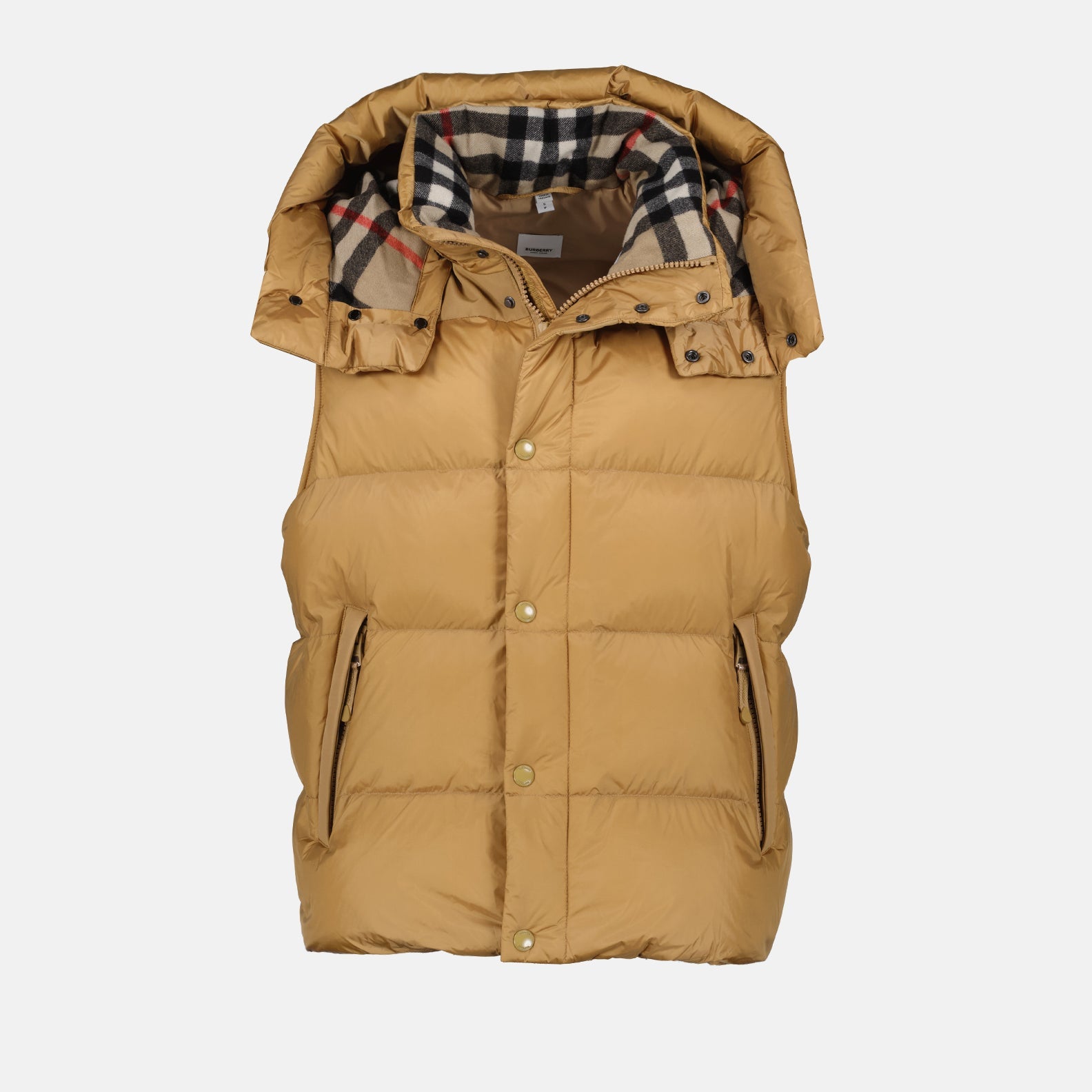 Burberry, down jacket, men's fashion, detachable sleeves, luxury outerwear