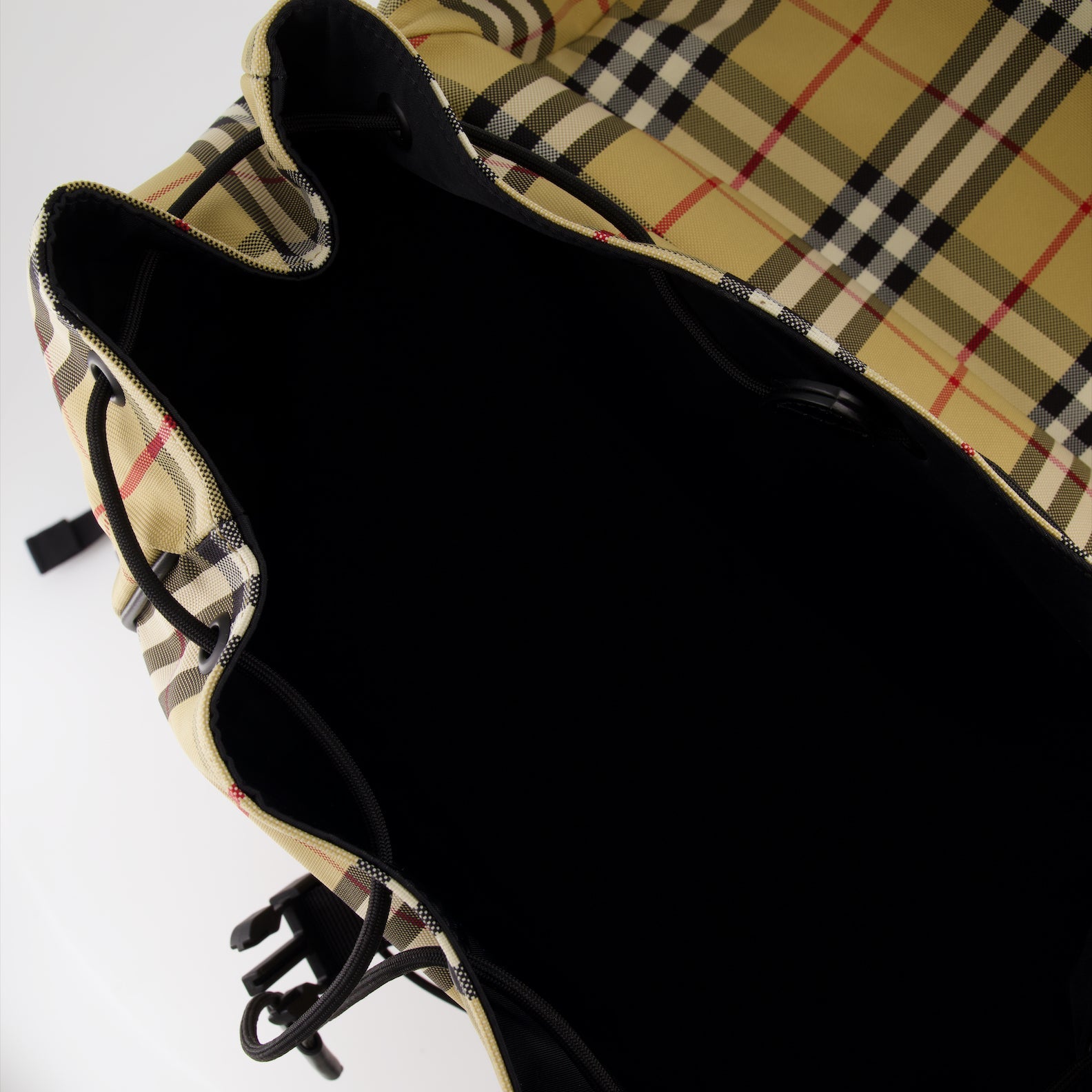 Burberry backpack, luxury men's accessories, Burberry check, high-end backpacks, fashionable men's bags