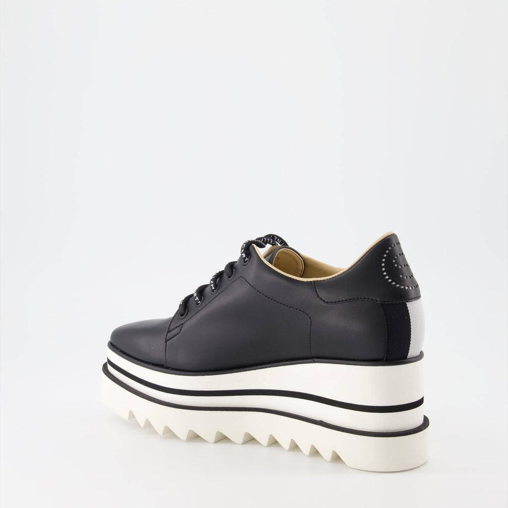 Stella McCartney, Elyse Derby, patent leather shoes, platform soles, luxury footwear