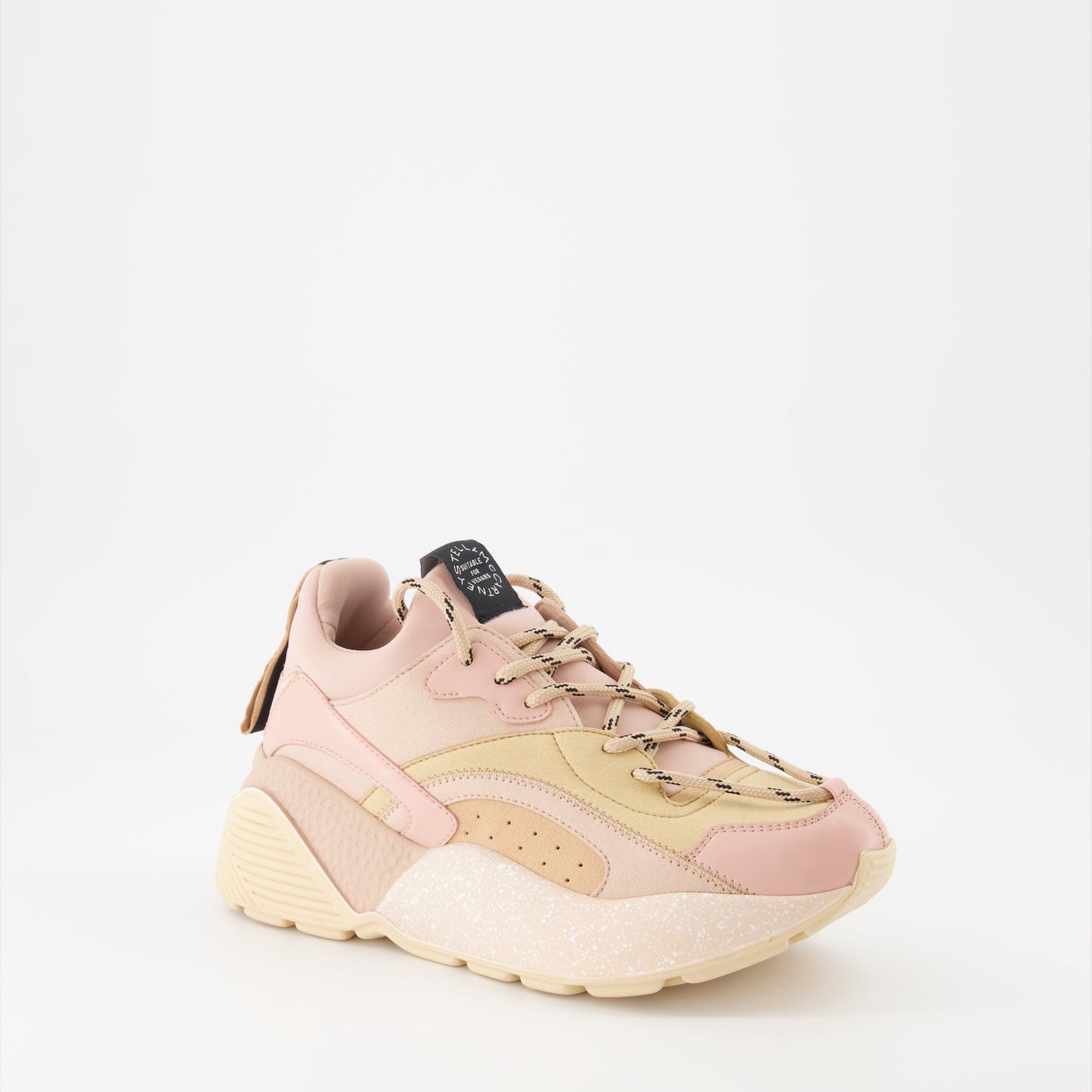 Stella McCartney, Eclypse sneakers, luxury women's footwear, rose-beige sneakers, sustainable fashion