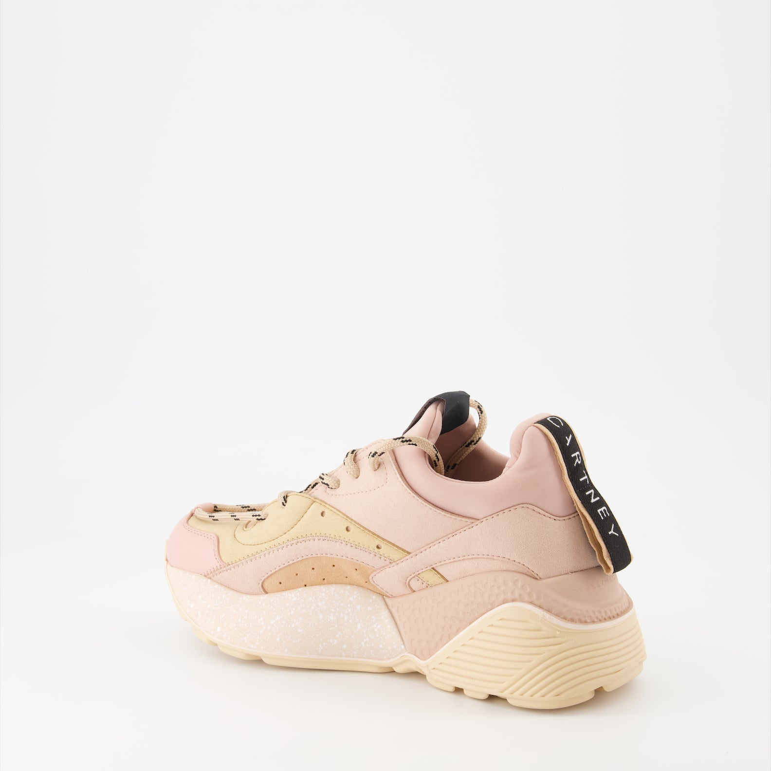 Stella McCartney, Eclypse sneakers, luxury women's footwear, rose-beige sneakers, sustainable fashion